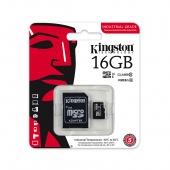 MicroSD 16GB Kingston Class 10 Canvas UHS-I U1 (80 Mb/s) + SD адаптер - фото, изображение, картинка